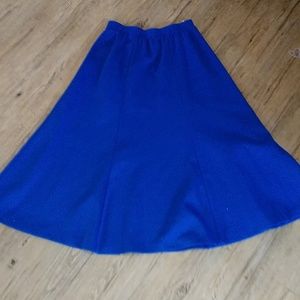 Blue skirt